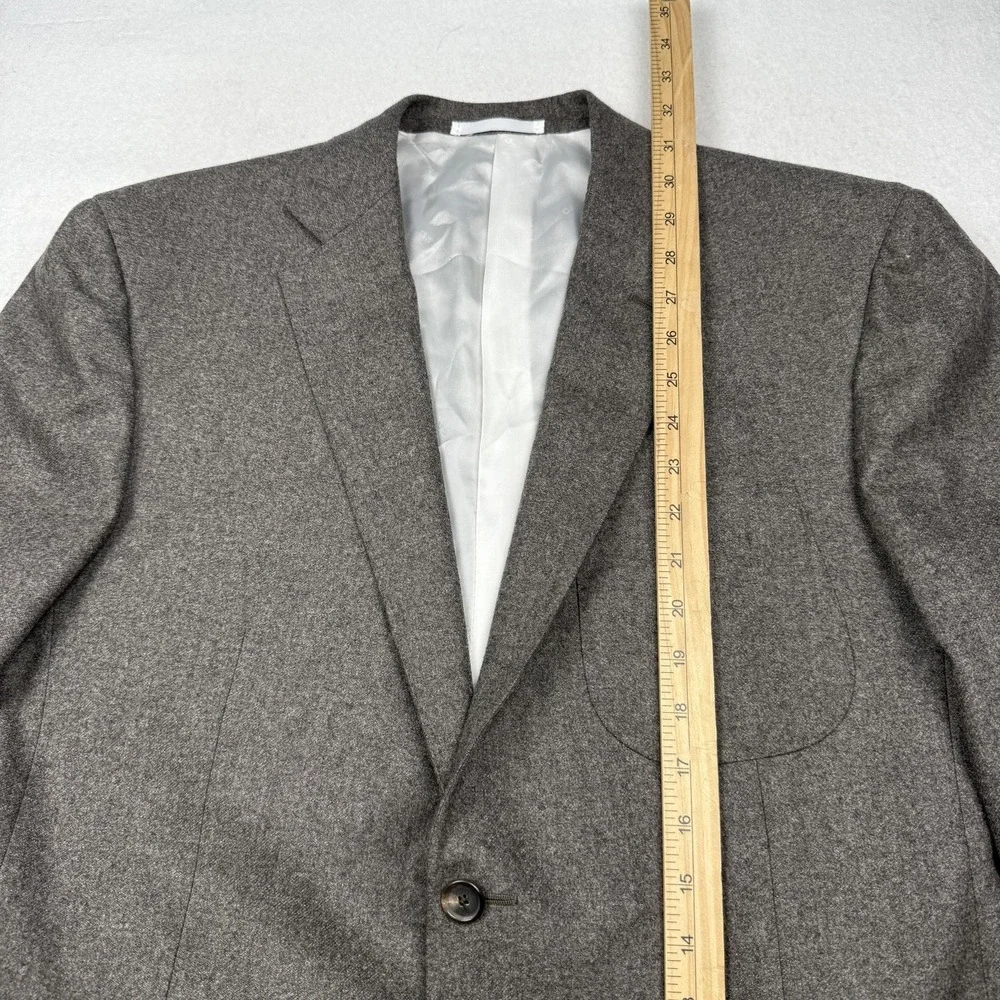 Caruso Suit Mens IT 54 (44 US) 36x31 Brown Wool Superfine 100s 2 Piece Italy